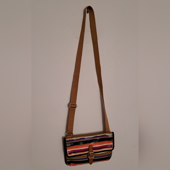 Fossil KeyPer Crossbody Bag Multicolor Stripes - Picture 2 of 7